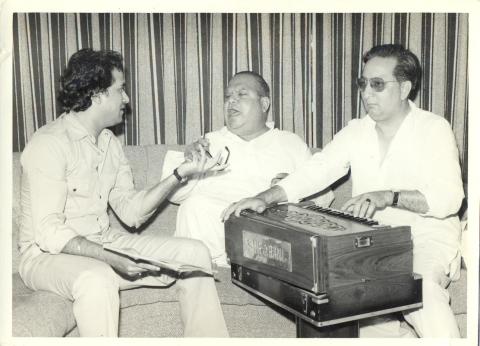 गायक सुरेश वाडकर, कविवर्य सुरेश भट, संगीतकार रवी दाते